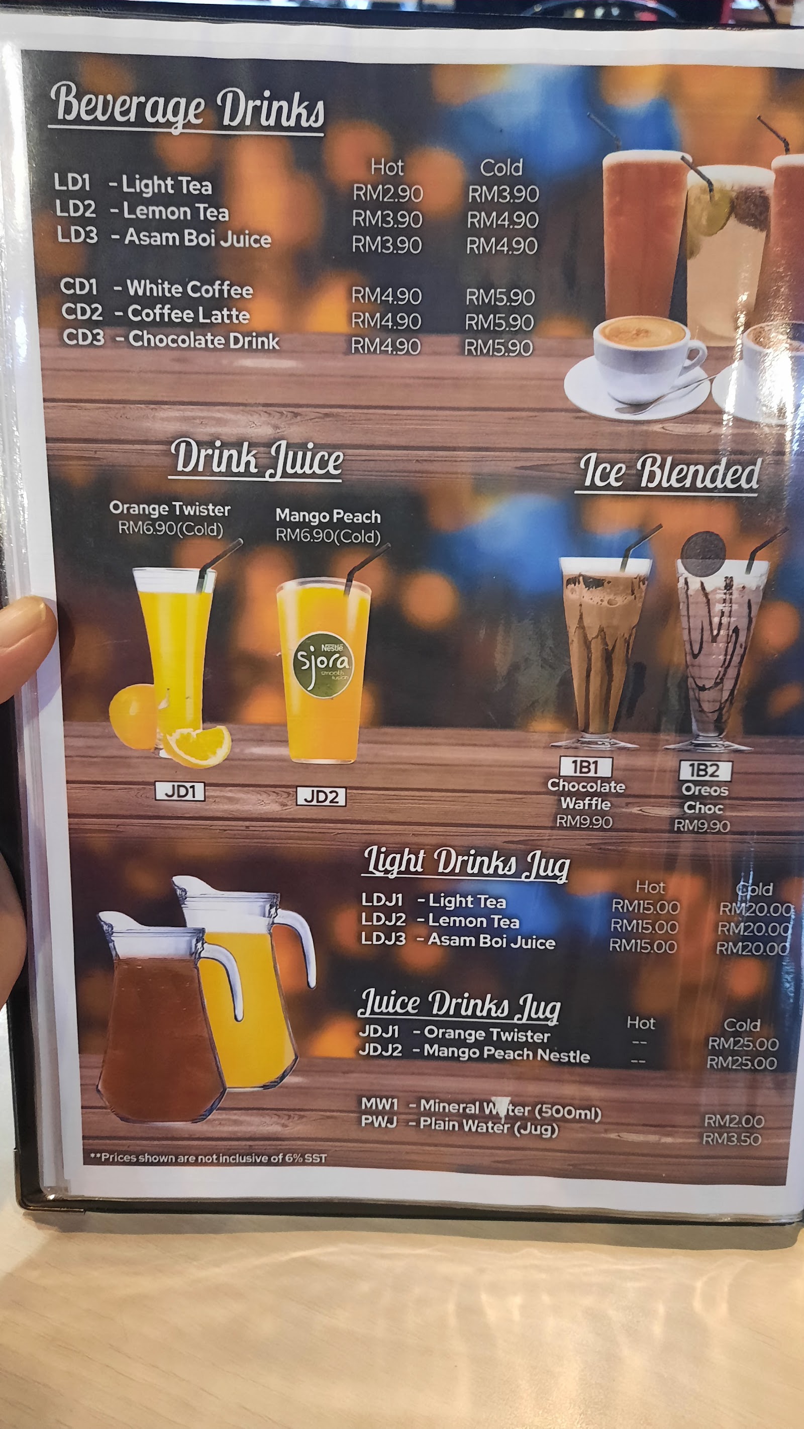 Malaya Grill Sungai Buloh • TSB 菜单